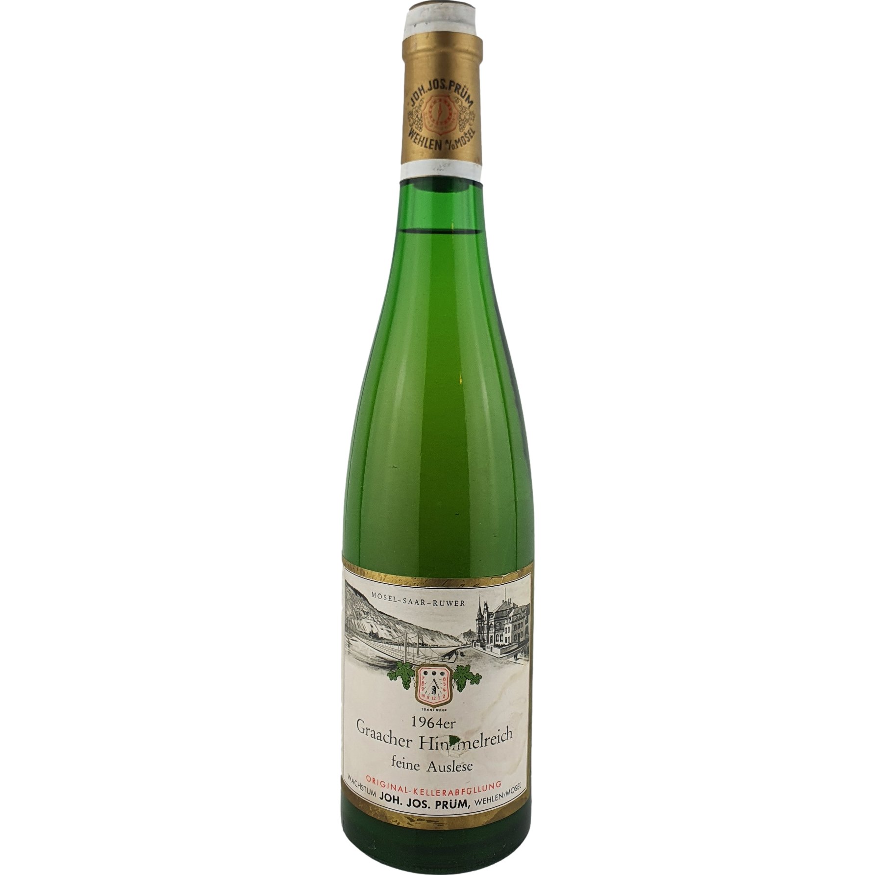 Joh. Jos. Prüm - Graacher Himmelreich Riesling feine Auslese Goldkapsel  1964 - 0,7 l AR000273