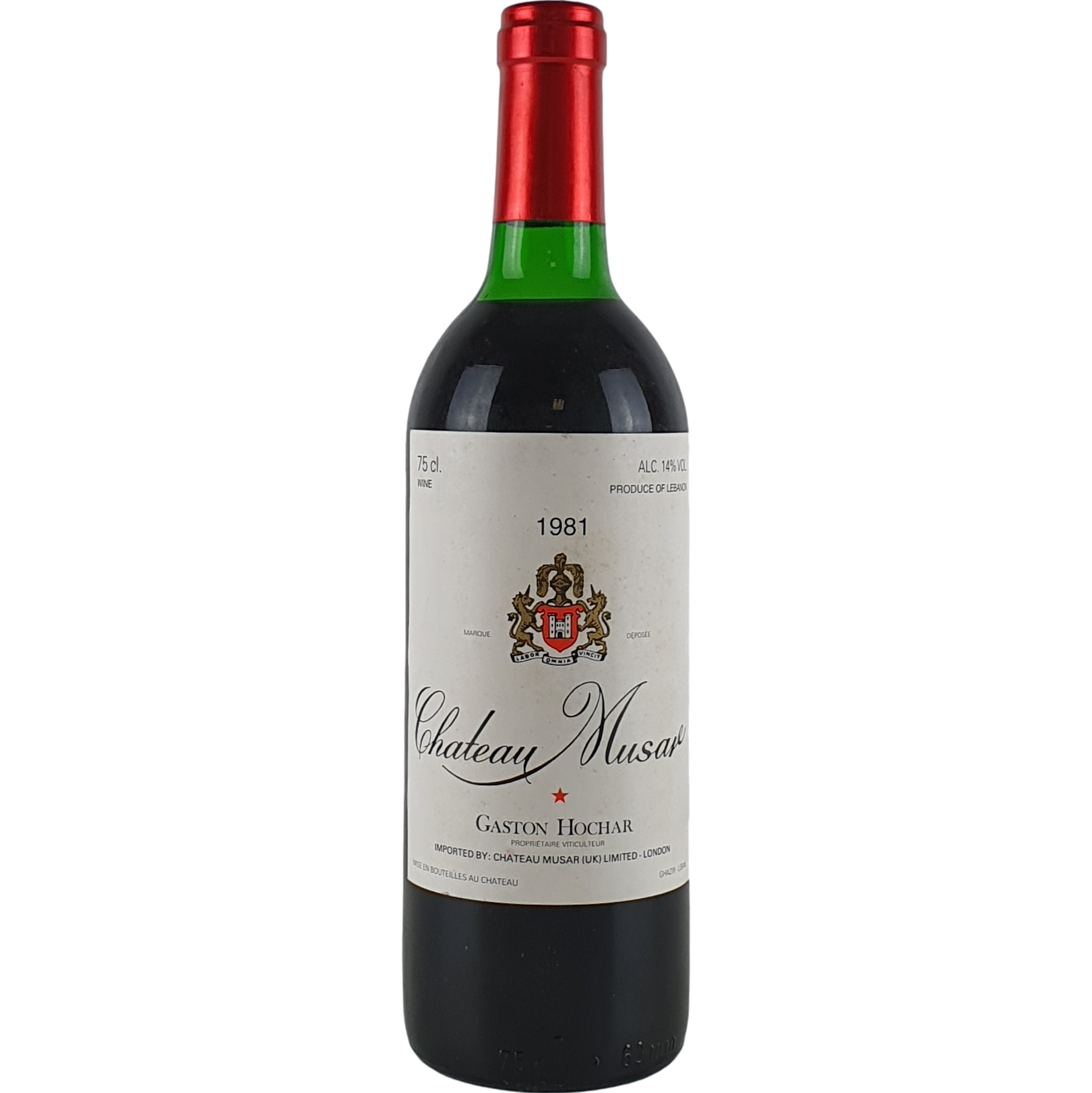 Chateau Musar 1981 - 0,75l GW000150