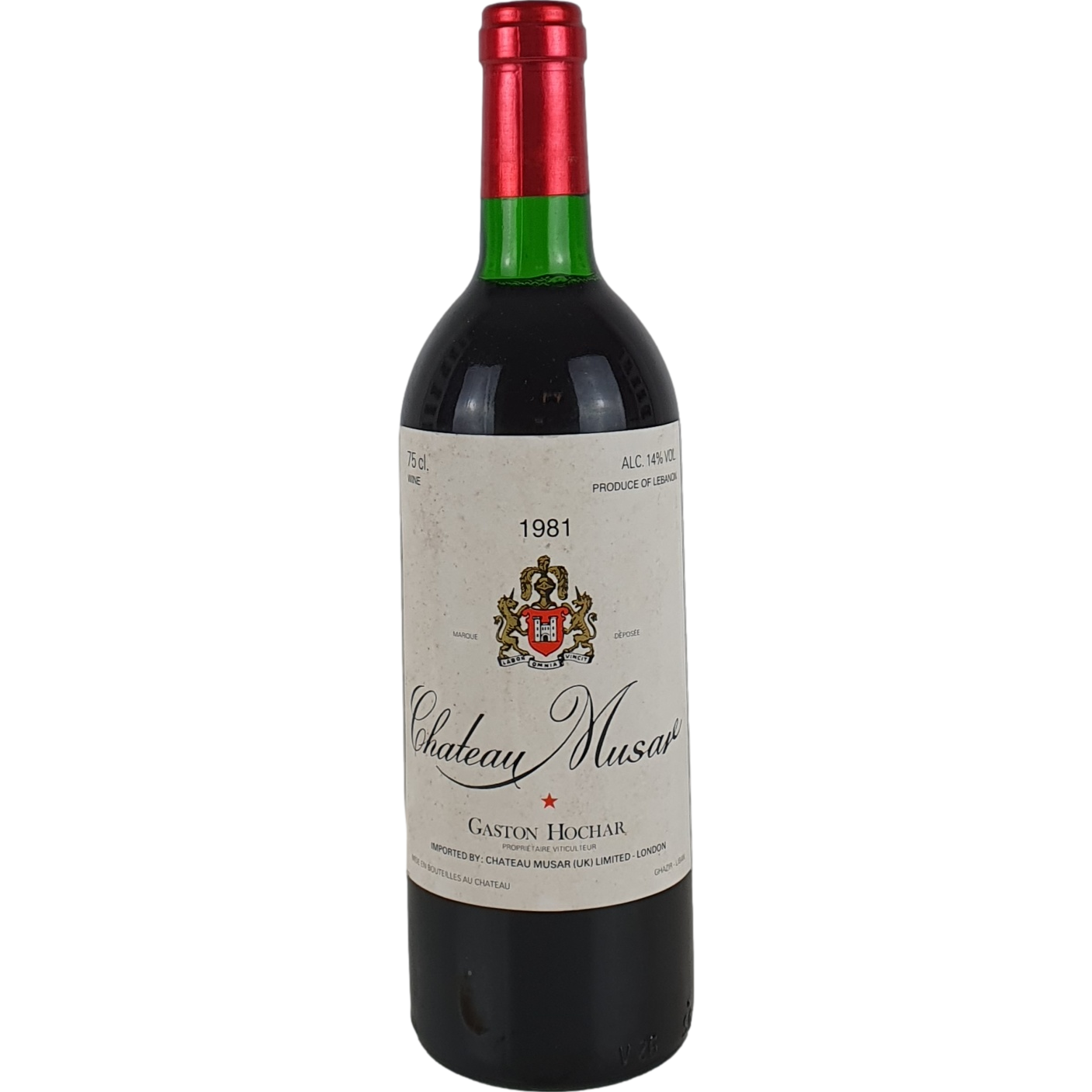 Chateau Musar         1981 - 0,75l GW000518