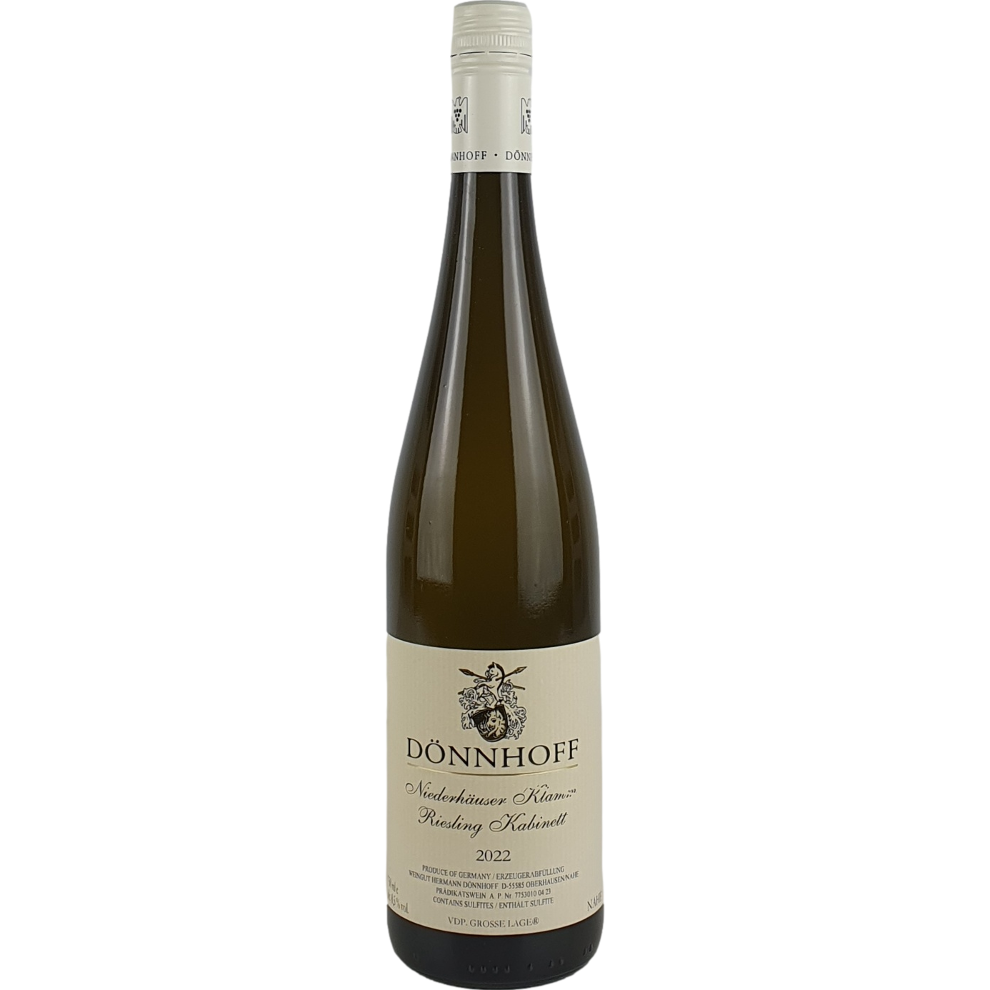 Dönnhoff Niederhäuser Klamm Riesling Kabinett     2022 - 0,75l GW000622