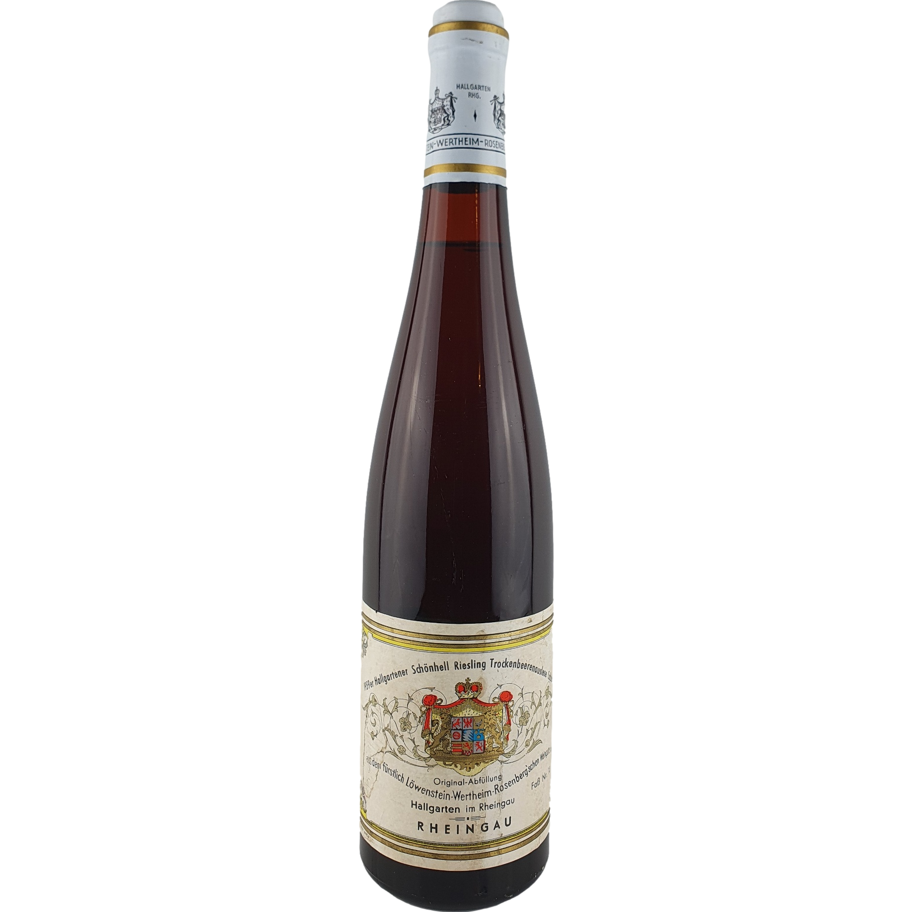 Löwenstein-Wertheim-Rosenberg'sches Weingut - Hallgartener Schönhell Riesling Trockenbeerenauslese Cabinet  1959 - 0,7 l AR000222