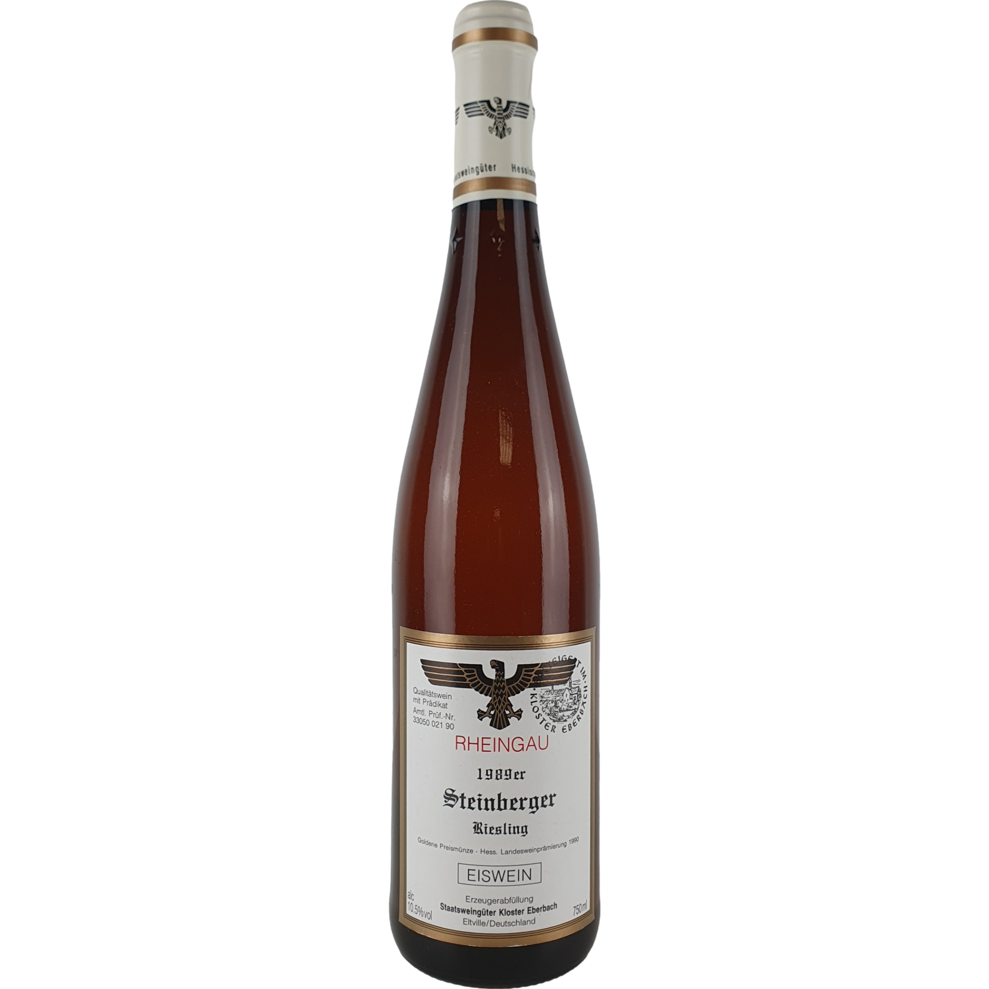 Staatsweingüter Kloster Eberbach - Steinberger Riesling Eiswein Versteigerung  1989 - 0,75 l AR000496