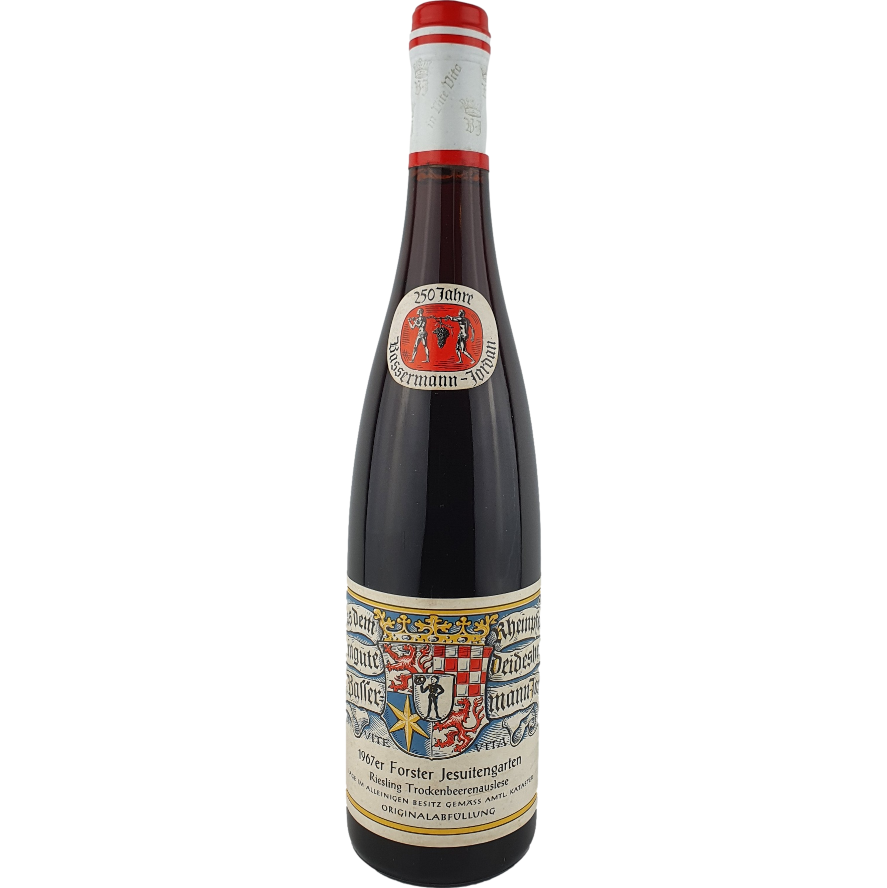 Dr. von Bassermann-Jordan - Forster Jesuitengarten Riesling Trockenbeerenauslese   1967 - 0,7 l AR000294