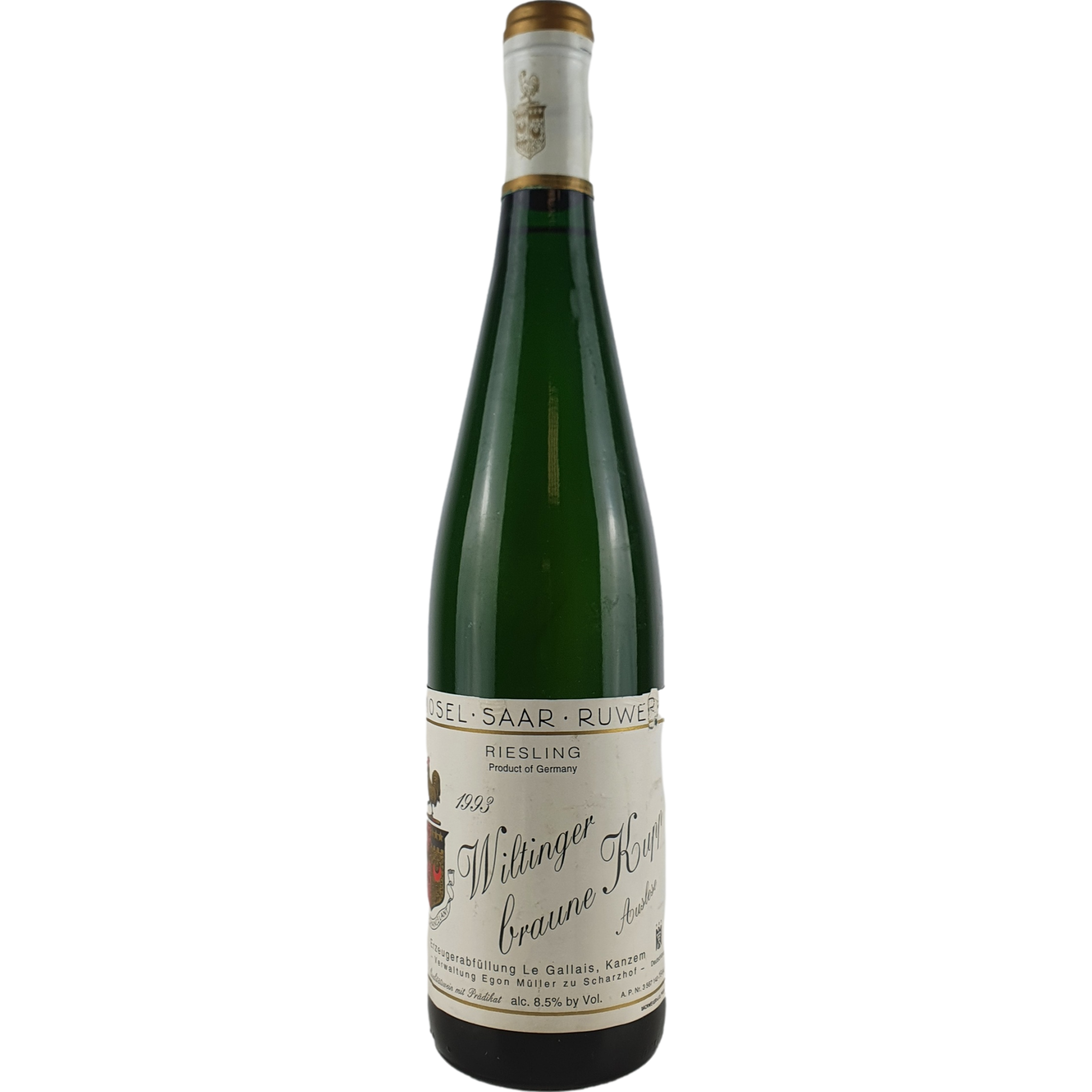 Le Gallais 'Egon Müller zu Scharzhof' - Wiltinger braune Kupp Riesling Auslese 1993 - 0,75 l AR000893