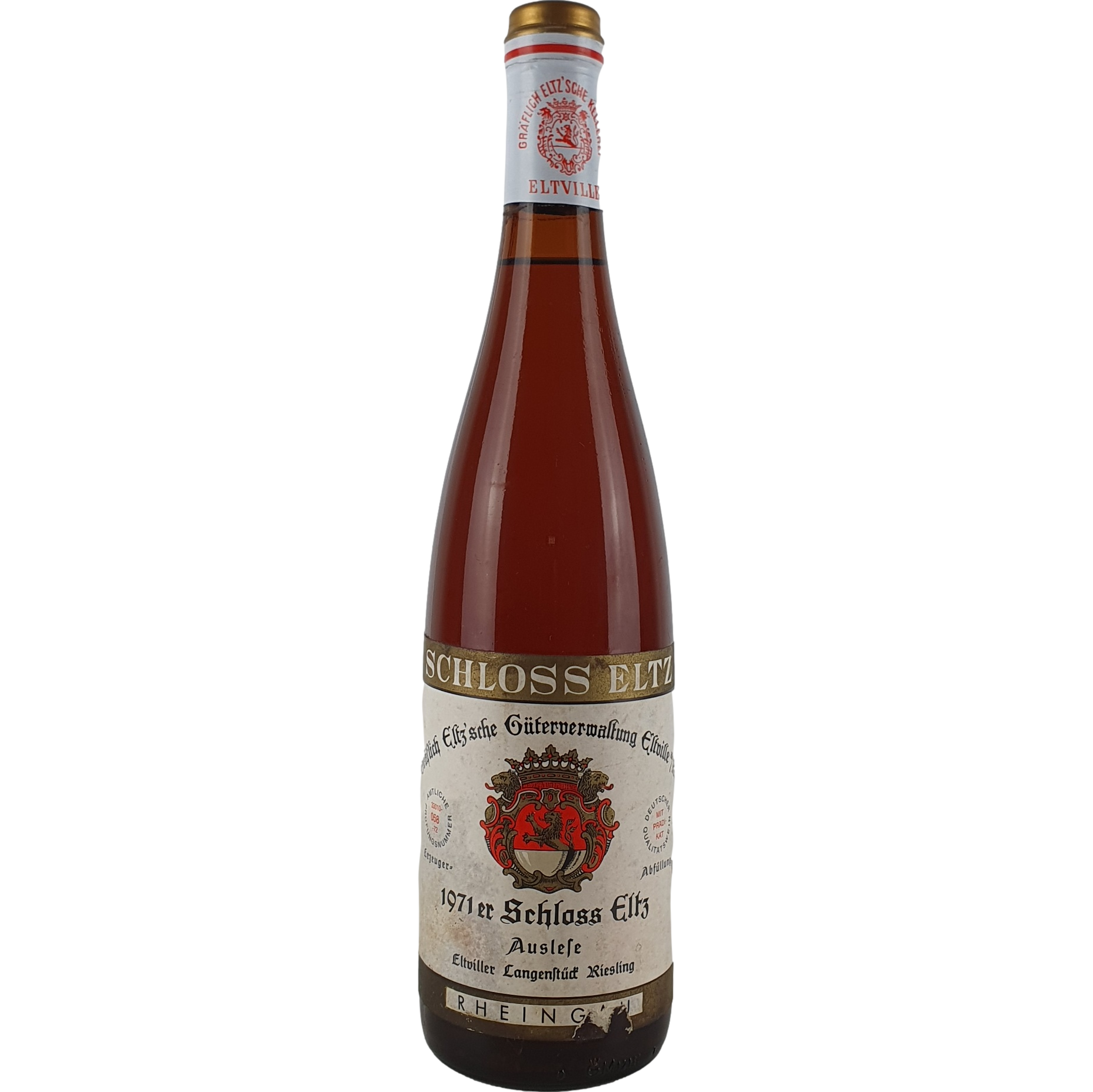 Schloss Eltz - Eltviller Langenstück Riesling Auslese   1971 - 0,7 l AR000338