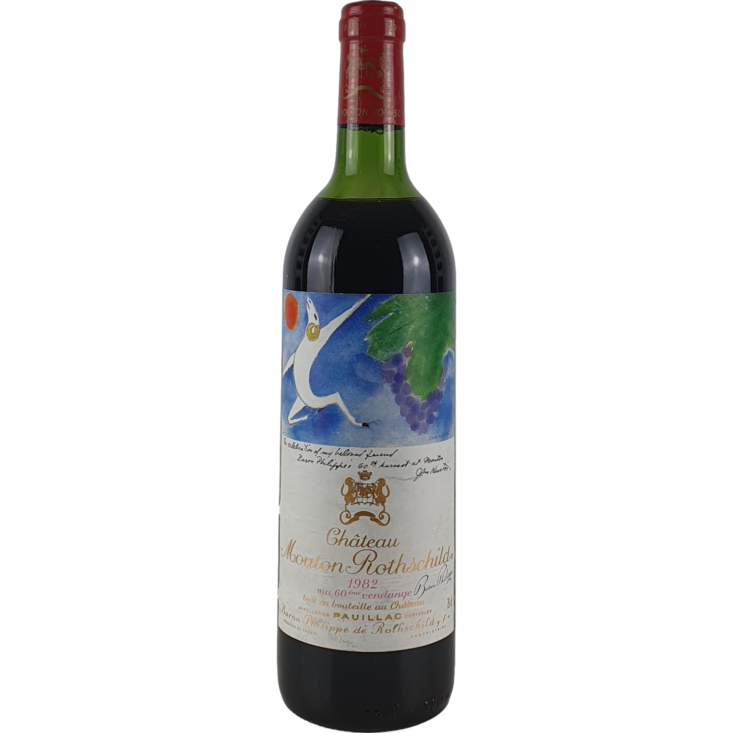 Chateau Mouton Rothschild       1982  - 0,75l GW001110