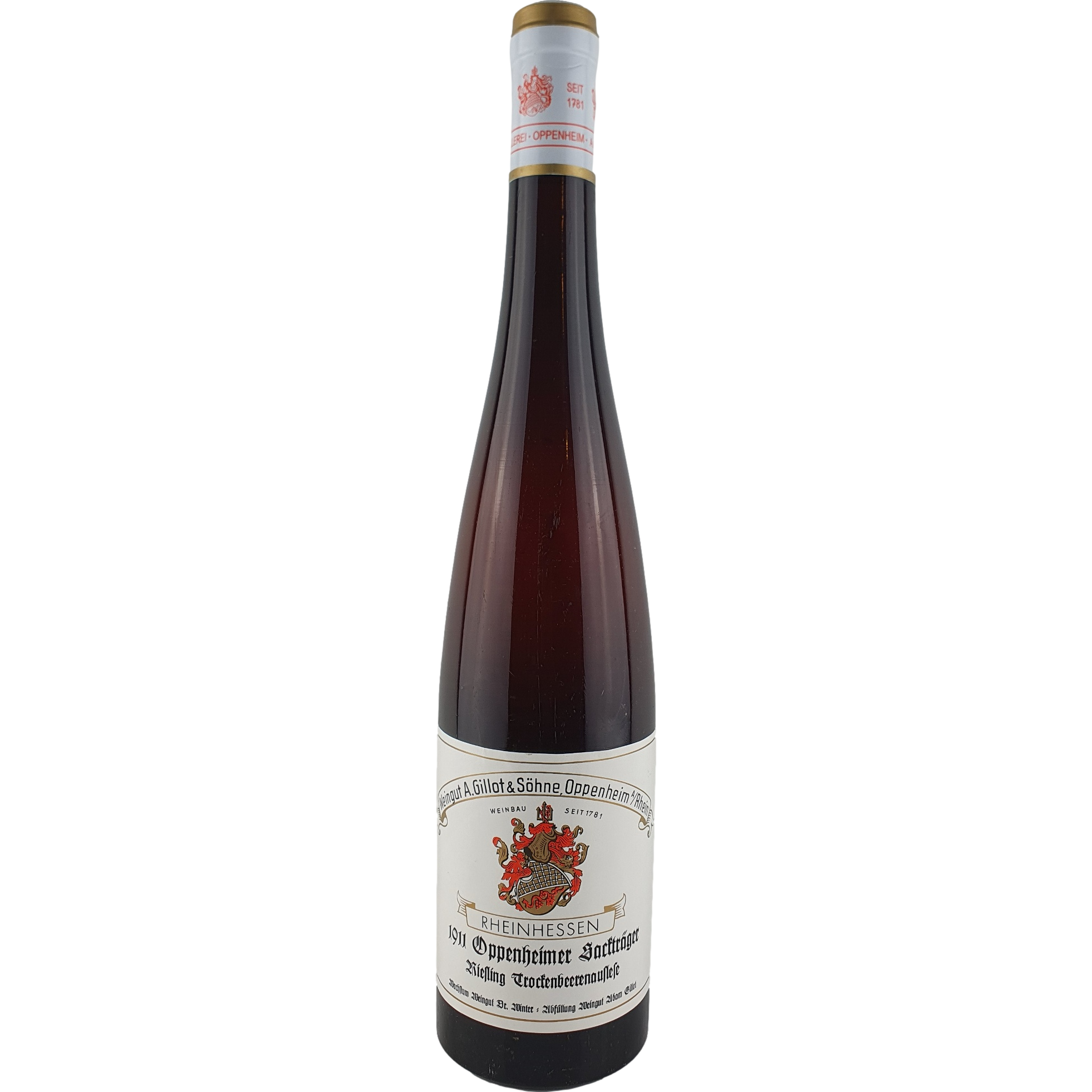 Gillot & Söhne - Oppenheimer Sackträger Riesling Trockenbeerenauslese   1911 - 0,7 l AR000022