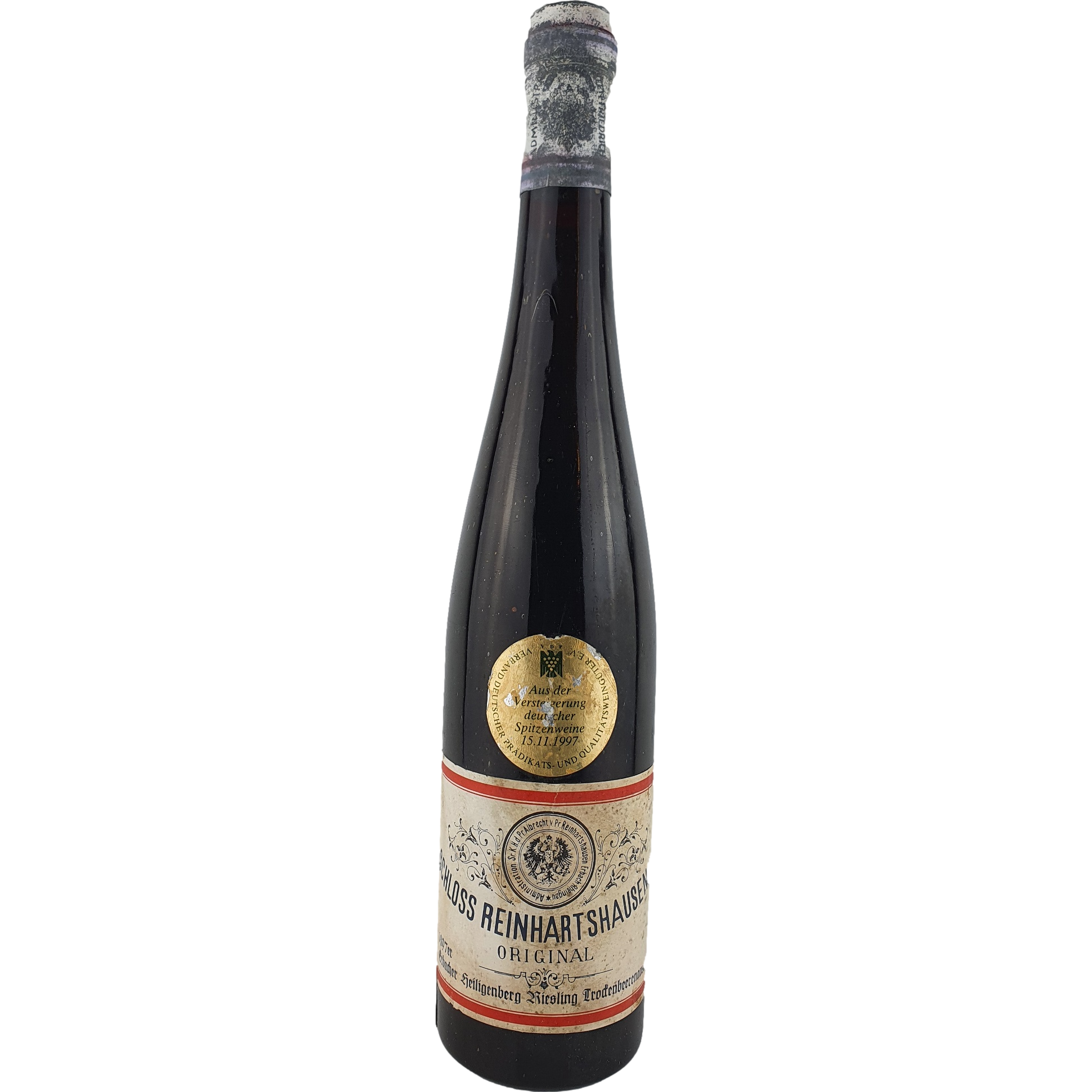 Schloss Reinhartshausen - Erbacher Heiligenberg Riesling Trockenbeerenauslese Cabinet Versteigerung  1897 'ex Chateau 2018' - 0,7 l AR000017