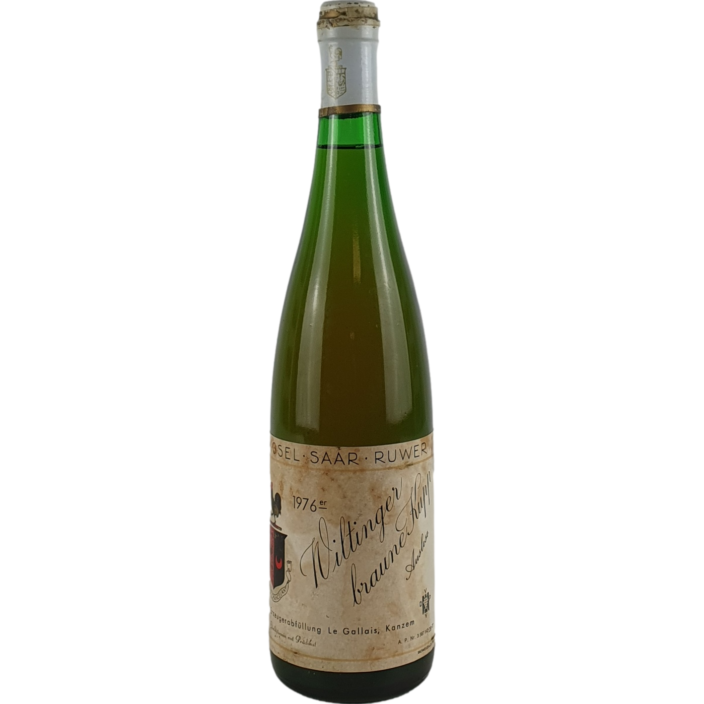 Le Gallais 'Egon Müller zu Scharzhof' - Wiltinger braune Kupp Riesling Auslese    1976  - 0,7l AR001176