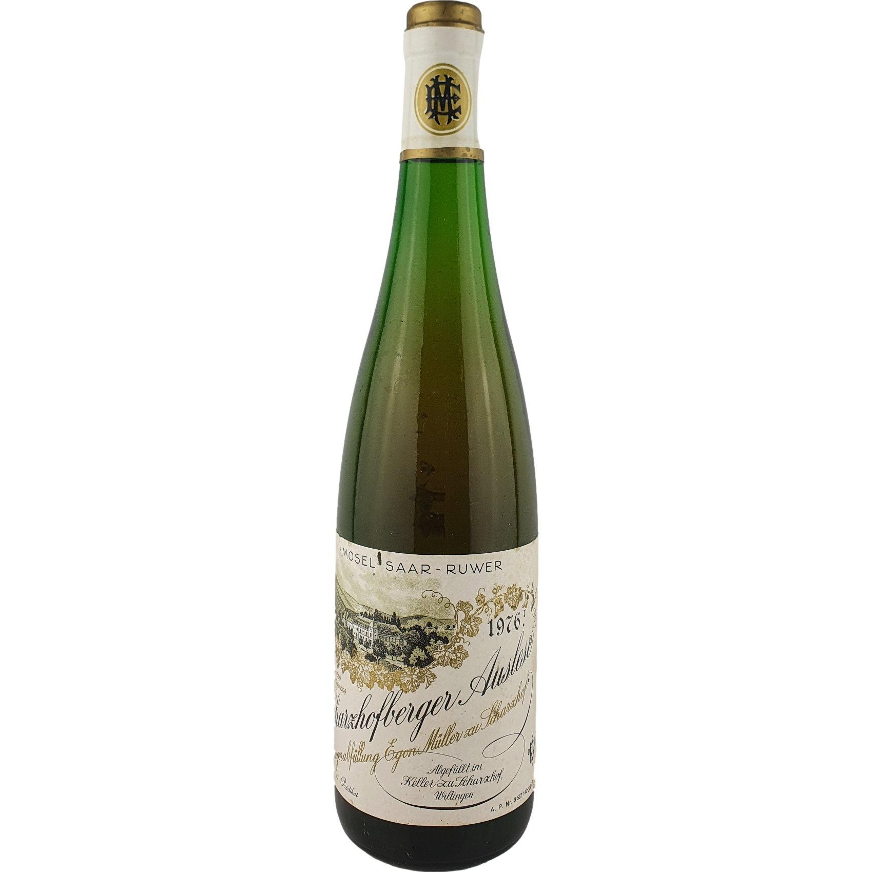 Egon Müller Scharzhof - Scharzhofberger Riesling Auslese 1976 (AP-Nr. 20) - 0,7 l AR000397
