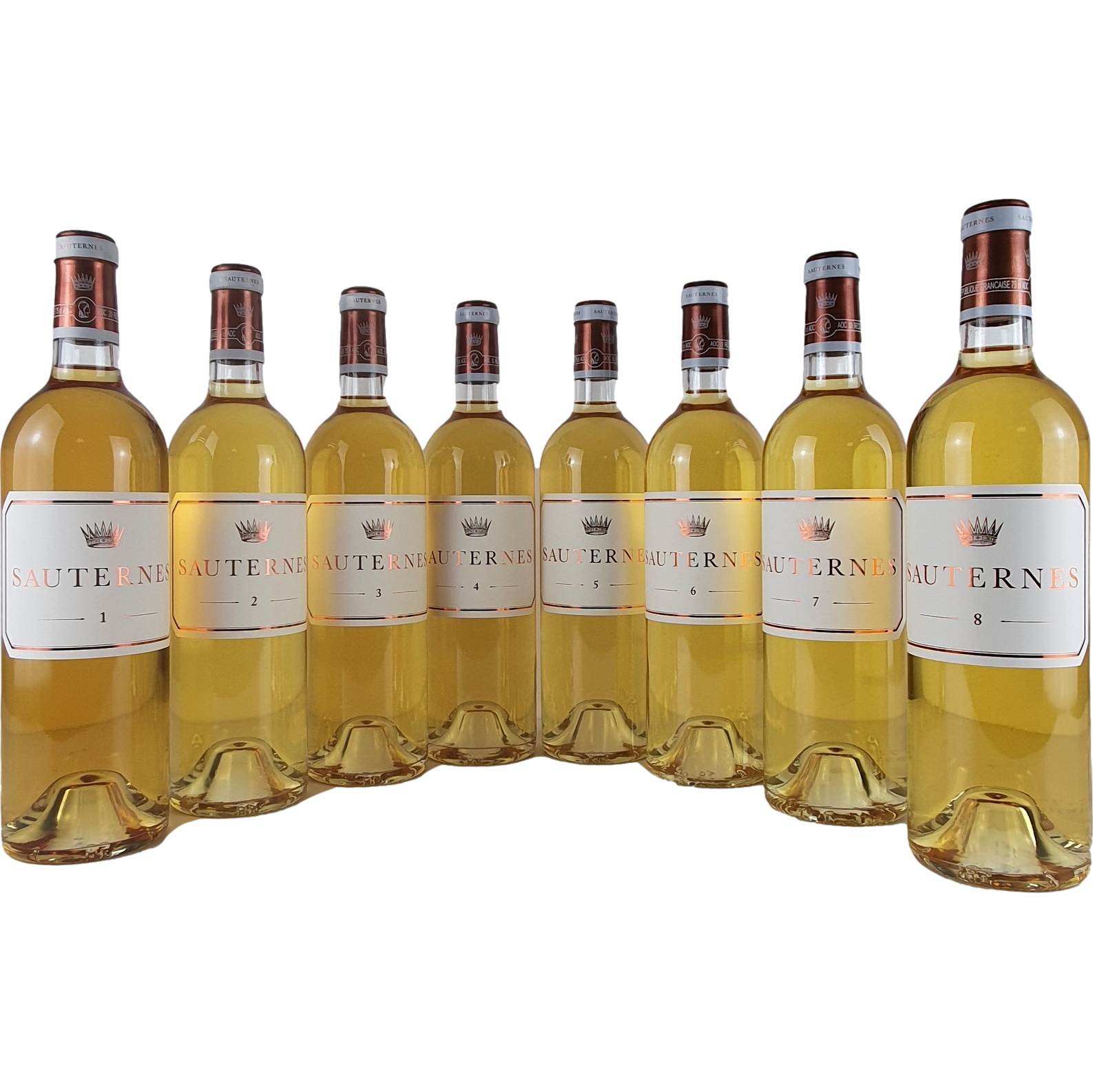 Chateau Dyquem Sauternes No 1 2 3 4 5 6 7 8 Release 2014 2020 8